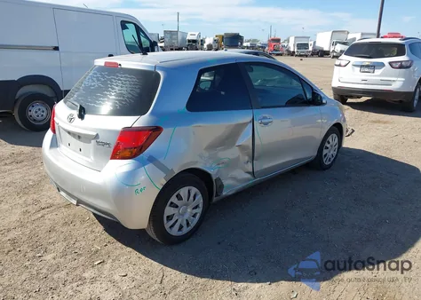 2015 Toyota Yaris L из США, поврежденный, VIN VNKJTUD36FA029813